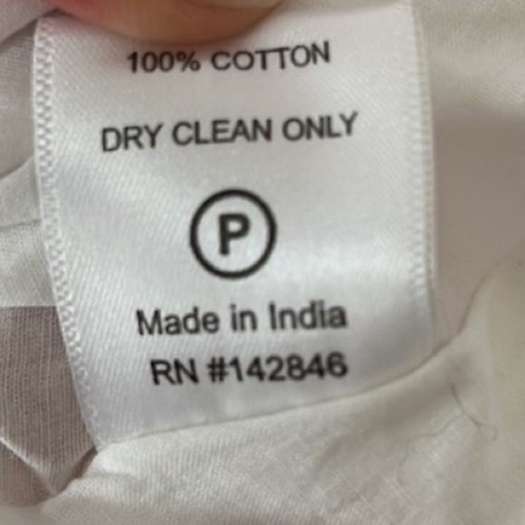 RHODE Lea Gathered Cotton Poplin Tiered Tie-Waist Midi Dress Floral White Dazzle - Picture 13 of 13